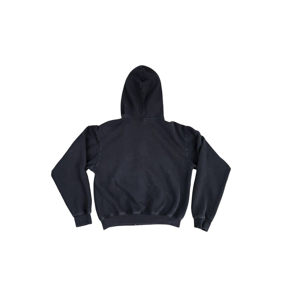 Skims Cotton Fleece Classic Zip Up Hoodie Jacket Onyx Black Women's Small - Picture 6 of 10